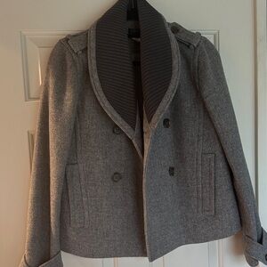 J. Crew wool Gray Pea Coat